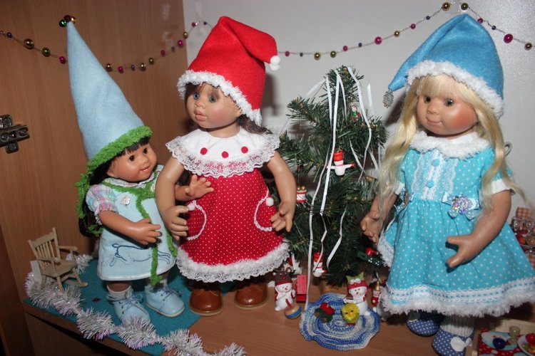 Новый год по-домашнему — Домашние коллекции кукол: фото собраний