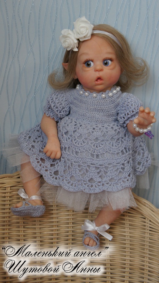 Цветочные эльфы. Кукла-реборн Шутовой Анны (фото 4)