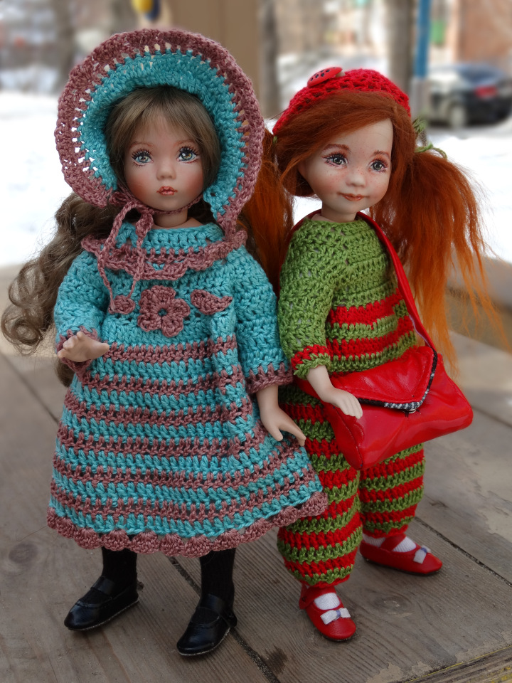 Обновлённые малышки. ООАК фарфоровых куколок Дианы Эффнер