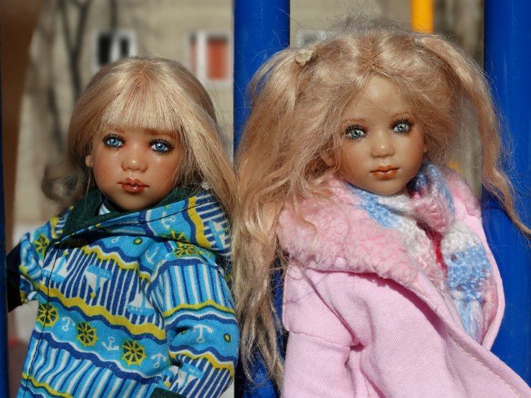 Весенняя прогулка — Куклы Annette Himstedt (Аннетт Химстедт): коллекционные