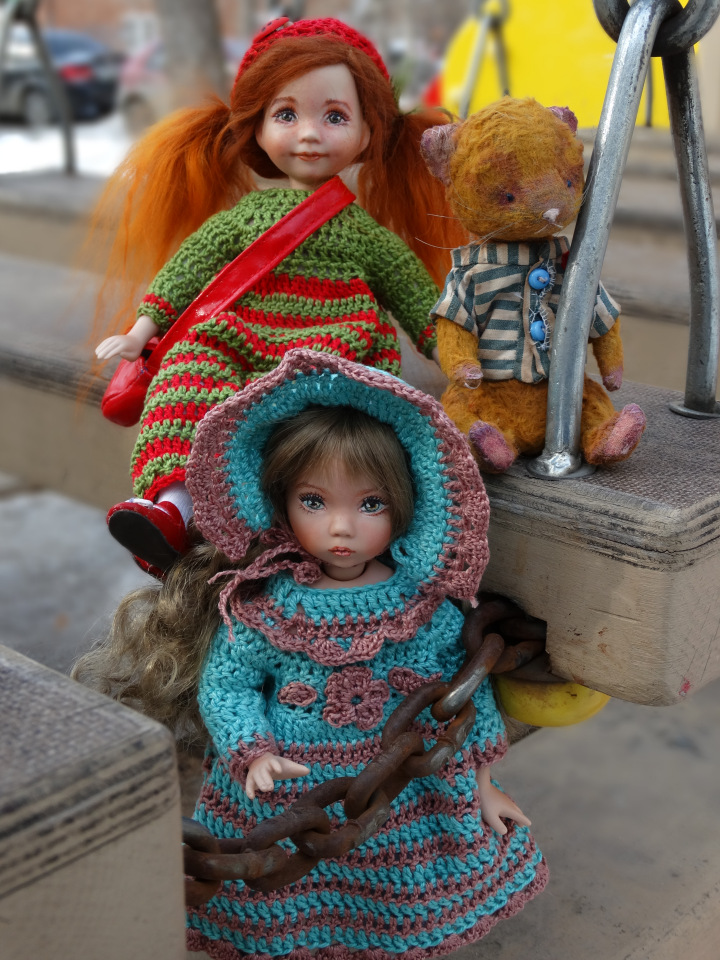 Обновлённые малышки. ООАК фарфоровых куколок Дианы Эффнер