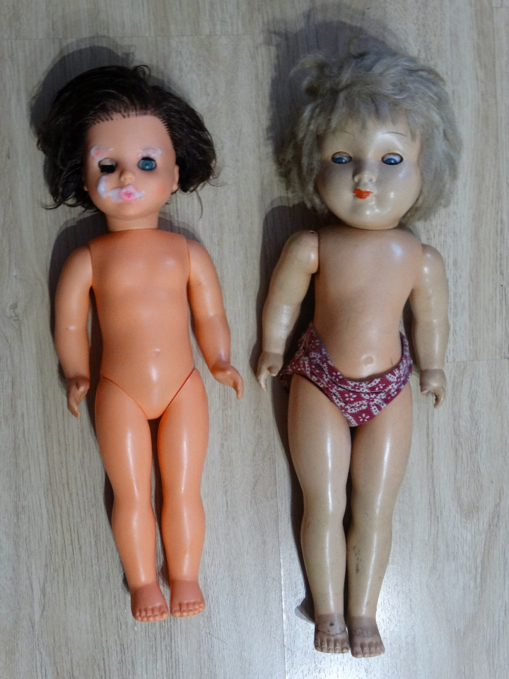 Две старенькие немочки, куклы ГДР