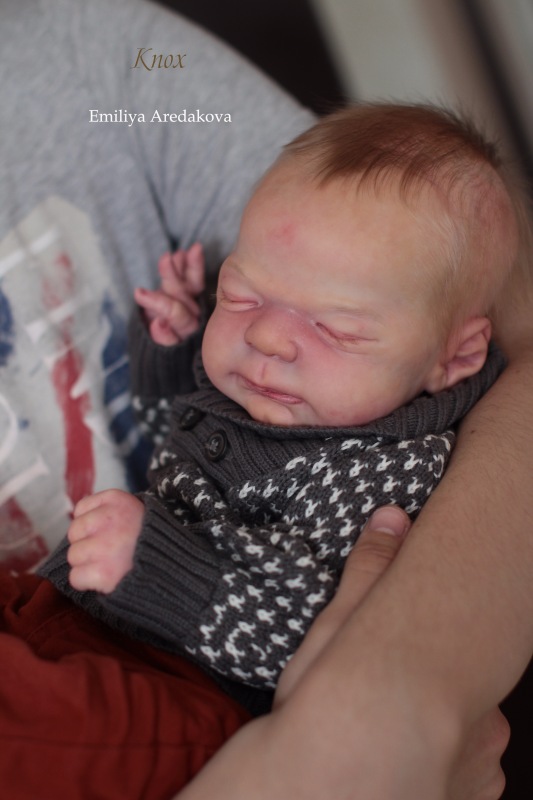 Мой реалистичный малыш реборн из молда Knox. Кукла Эмилии Аредаковой