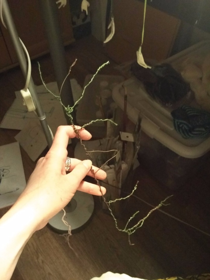 Кукла Птичий шаман — Авторские куклы из шерсти (валяние): сухое (фото 7)