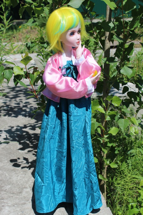 Яркое лето с Анжеликой - Кукла Звезда подиума. ООАК, 5-ый молд, 60 см