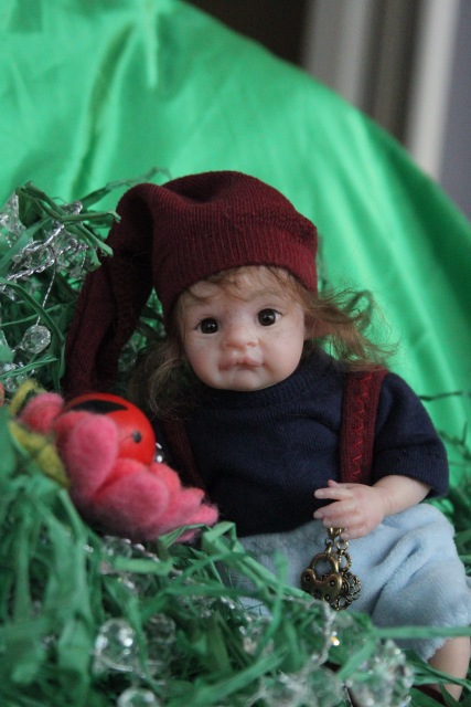 Малышок, кукла реборн Элины Кудрявцевой