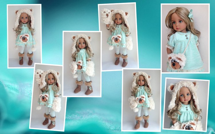 Лулу, зима, немного мяты — Куклы Dianna Effner (Эффнер) из винила: Little Darling