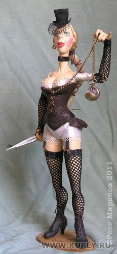 Авторские куклы Ростислава Миронова из серии «Русскiй Стимпанкъ» (фото 5)