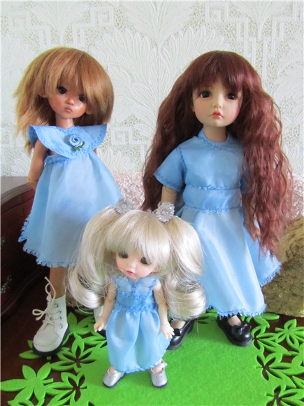 На голубой волне | Бэйбики На голубой волне — Одежда и обувь для кукол BJD (БЖД): 1/3