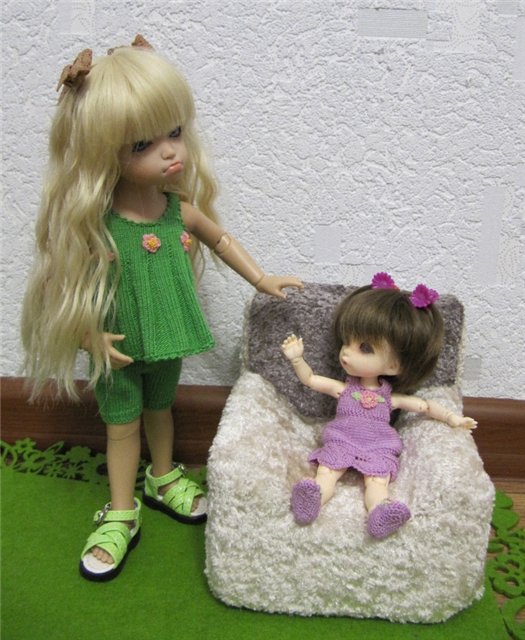 Наряд для Аришки | Бэйбики Наряд для Аришки — Одежда и обувь для кукол BJD (БЖД): 1/3 (фото 9)