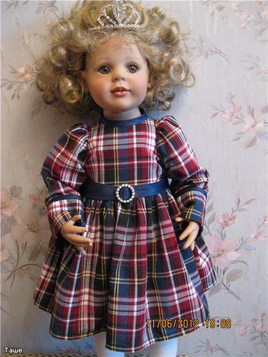 Милые клеточки — Одежда и обувь для кукол своими руками: фото (фото 2)