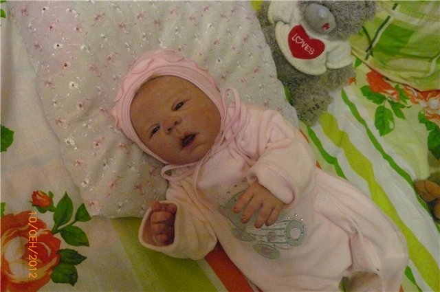 Моя маленькая новорожденная дочка - кукла реборн Ляля | Бэйбики Моя маленькая новорожденная дочка - кукла реборн Ляля