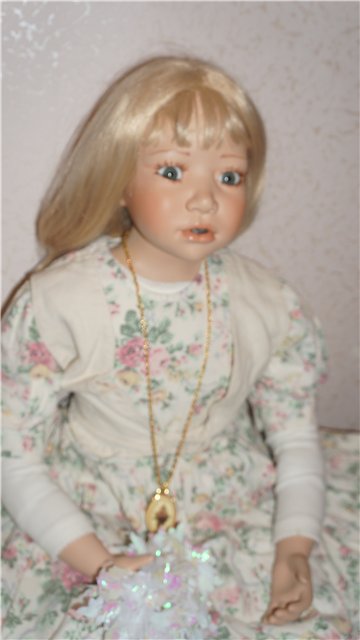 Фарфоровая кукла БИРГИТ - Лазурная Мечта от Кристин Оранж