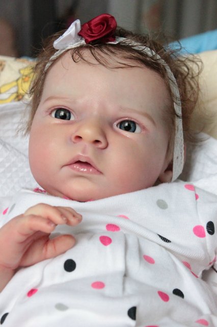 Сама мисс серьезность, кукла реборн Беспаловои Жанны