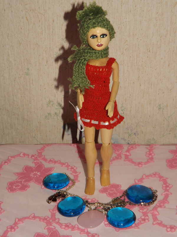 Кукла из дерева Зарина — Авторские куклы ручной работы: текстильные (фото 3)