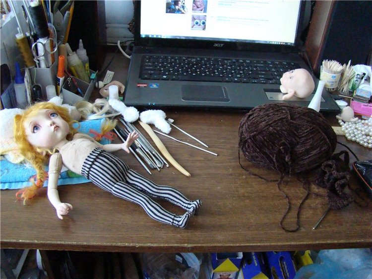 Марселла. Авторская кукла Кондрашовой Ирины (фото 4)