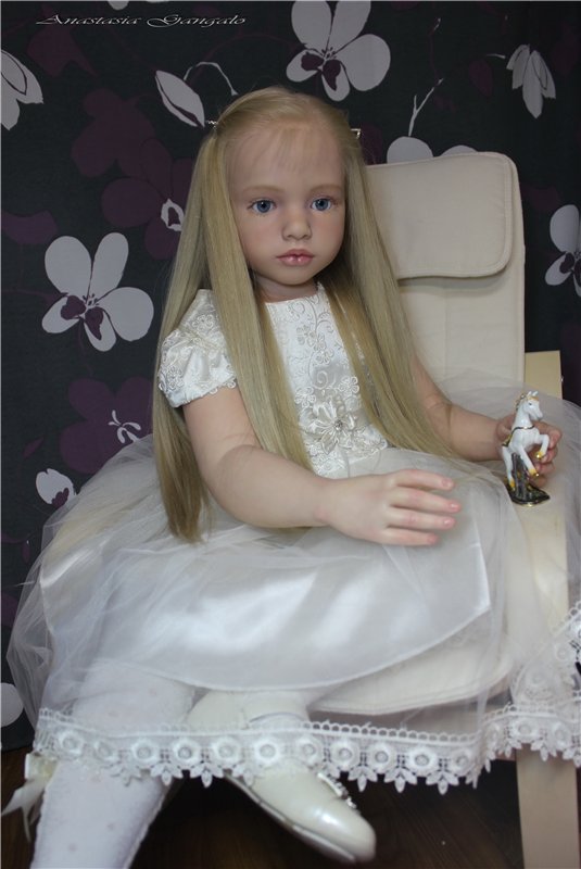 Алеся... Леся, Лесенька. Кукла реборн Анастасии Гангало