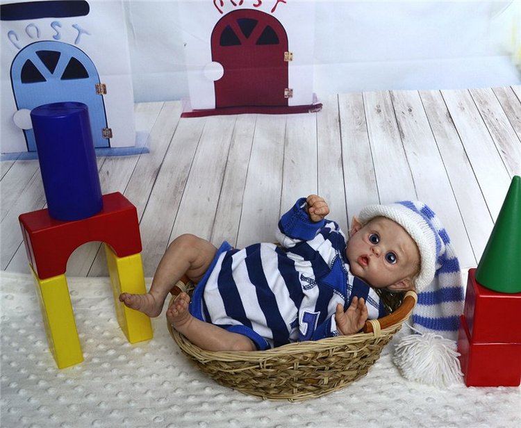 Белокурый гномик реборн — Куклы Реборн (Reborn): работы мастеров (фото 7)