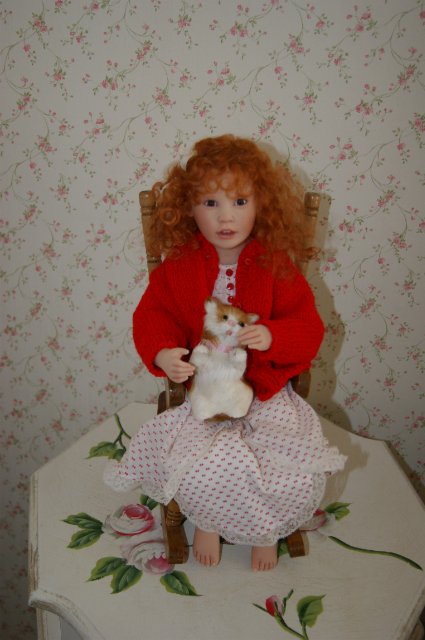Очаровательная детка "Sweet kitten" OOAK by Julie Fischer