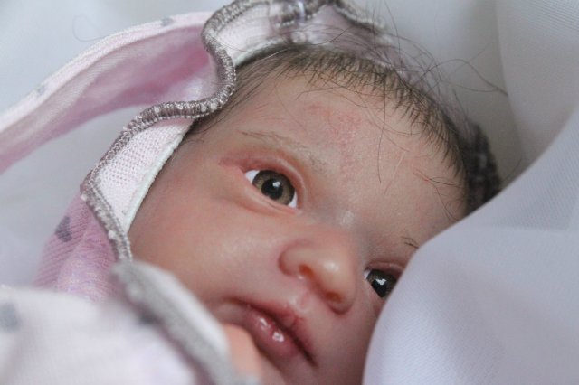 Зая, мини реборн Элины Кудрявцевой