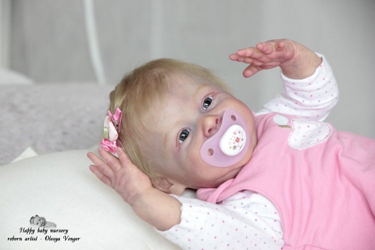 Мой солнечный лучик, моя радуга, мое счастье, моя Милена, Миленочка, Милеша. Кукла реборн Олеси Венгер (фото 5)