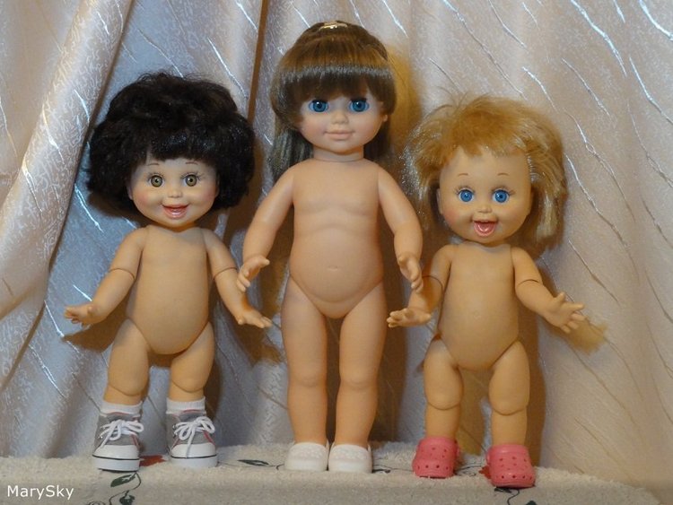 Наши Аннушки от фабрики "Весна". Сравнение с Gotz, Paola Reina, American Girl и фейсинками (фото 10)