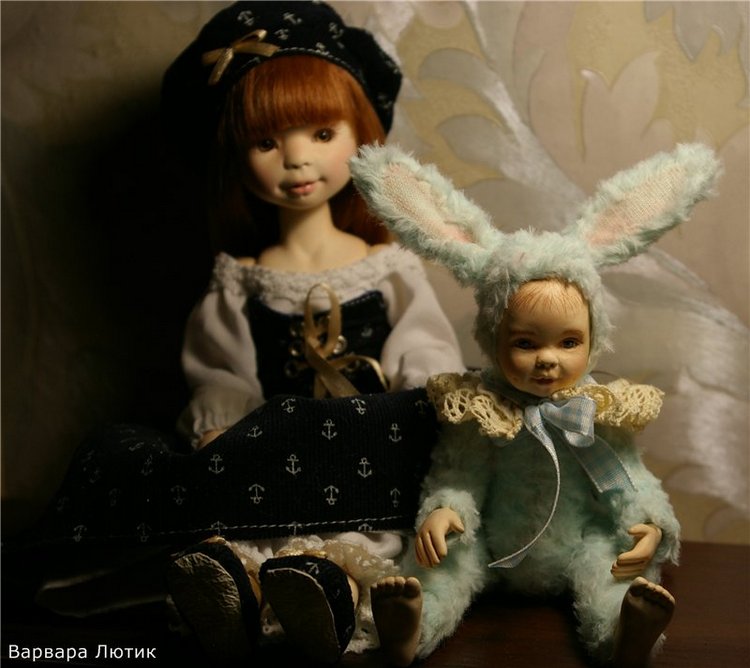 А вот и обещанный секрет-сюрприз. Микро тедди долл. Рост 15 см без учета ушек. Первый эксперимент (фото 7)