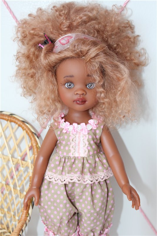 Еще одна переделочка. ООАК куклы Паоло Рейна. Мулатка (фото 5)