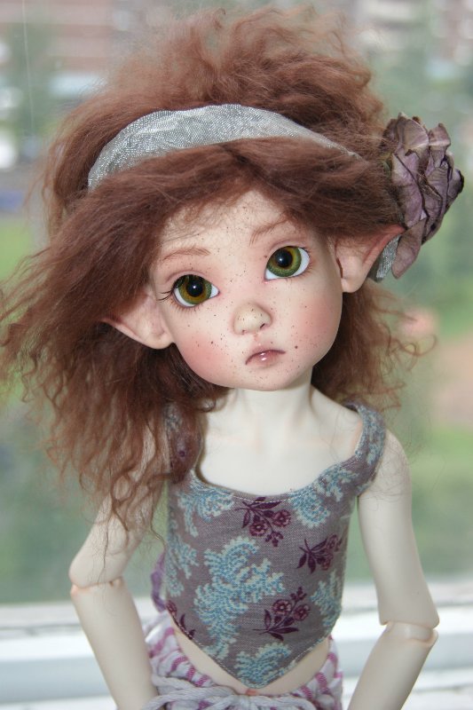 Ошеломительная эльфийка Аннабель - ООАК handsculpted doll by Kaye Wiggs (фото 5)