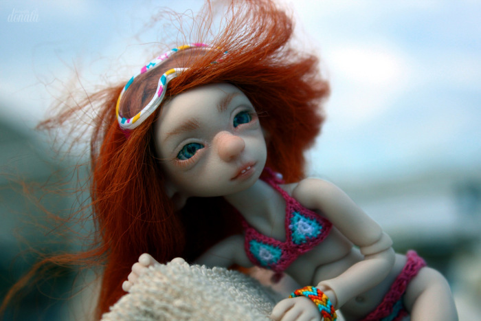 Как Фиби в отпуск съездила. Авторская бжд-мышка Лидии Снуль