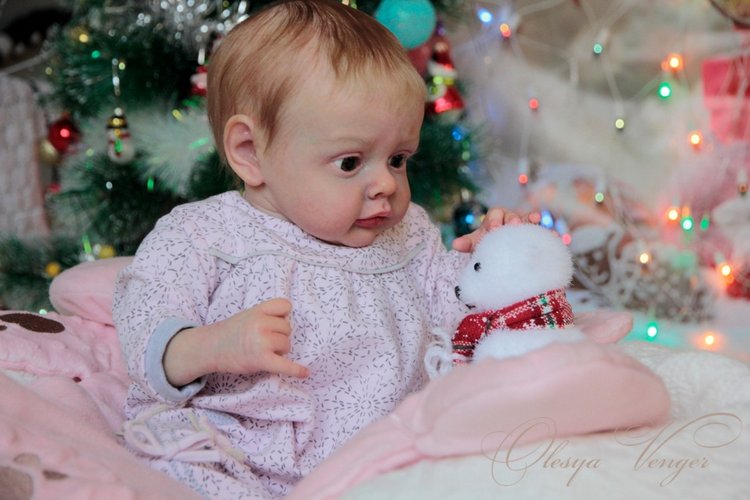 Моя Хлоя, мой любознательный Совенок, кукла реборн Олеси Венгер