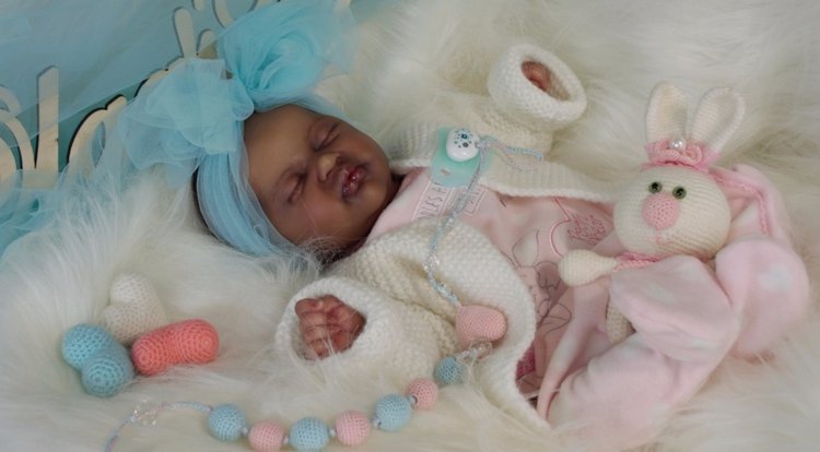 Мой первый этнический малыш. Куклы реборн Ольги Коновниной (фото 7)