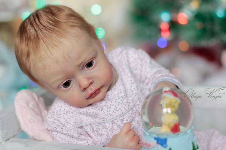 Моя Хлоя, мой любознательный Совенок, кукла реборн Олеси Венгер