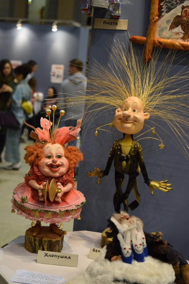 VII Московская международная выставка "Искусство Куклы". Портреты кукольной души или незримый диалог. Часть 2