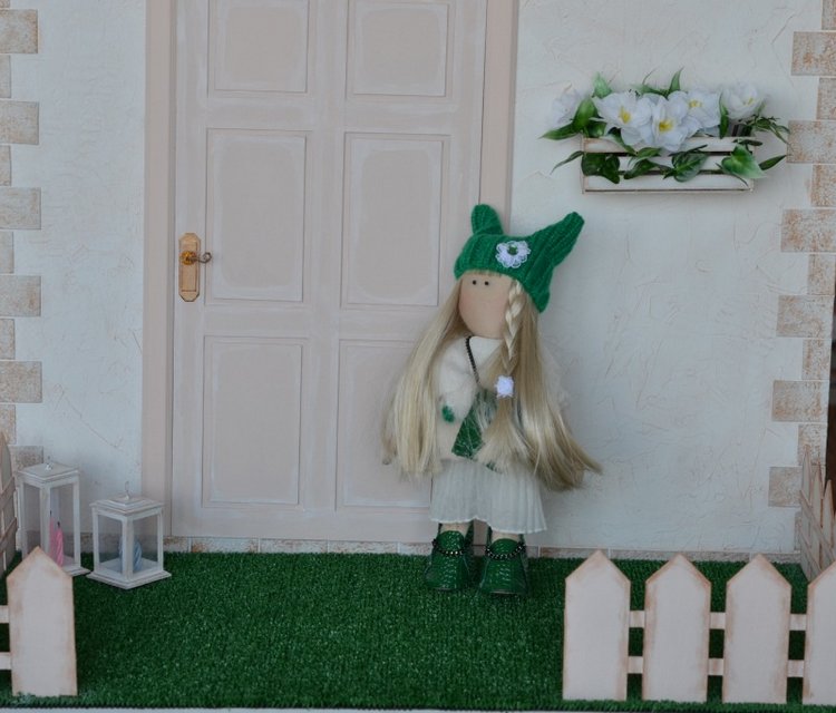 Большой румбокс с аксессуарами (фотозона 7в1) для кукол от 25 см