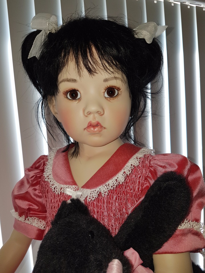 Пасхальная встреча в магазине кукол Хильдегард Гюнзел. Новая коллекция из резин 2017. Азиаточка Tian Yu