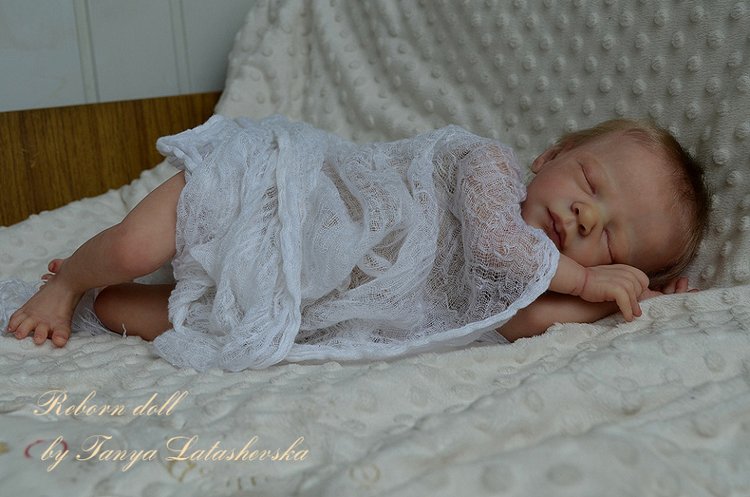 Спящее облачко крошка реборн Denver Rose (фото 6)