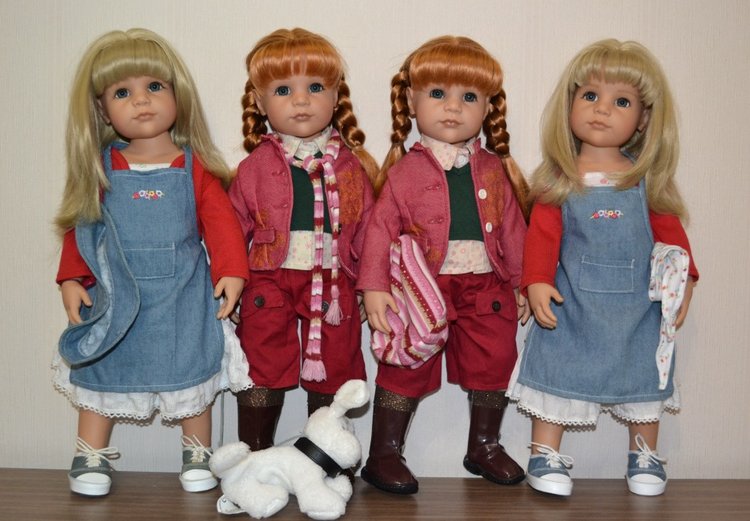 Очаровательные Сарочки-близняшки. Рыжульки 2006 года и Садовницы 2004 года