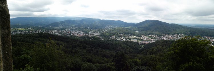 Schloss Hohenbaden– уснувший замок, Baden-Baden