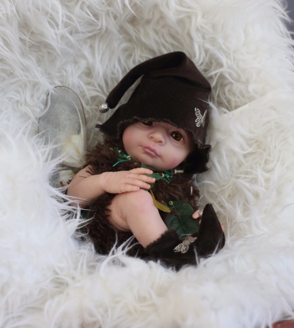Лесной Эльфёныш,кукла-реборн Элины Кудрявцевой