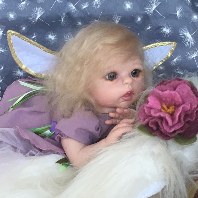 Цветочек-кукла реборн Элины Кудрявцевой