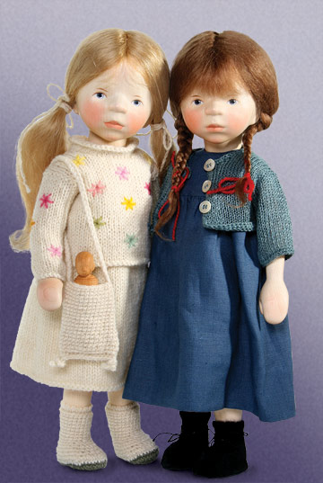 Куклы из дерева, талантливого художника Elisabeth Pongratz