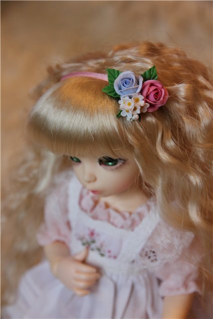 Цветы в волосах. Заколки для девочек БЖД (фото 2)