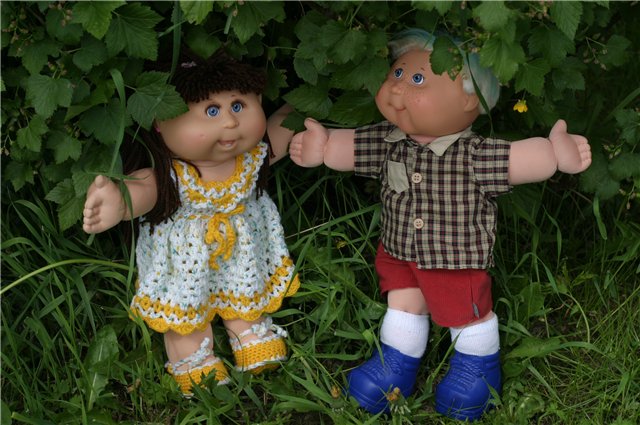 Капустная грядка отдыхает на даче. Cabbage Patch Kids (фото 6)