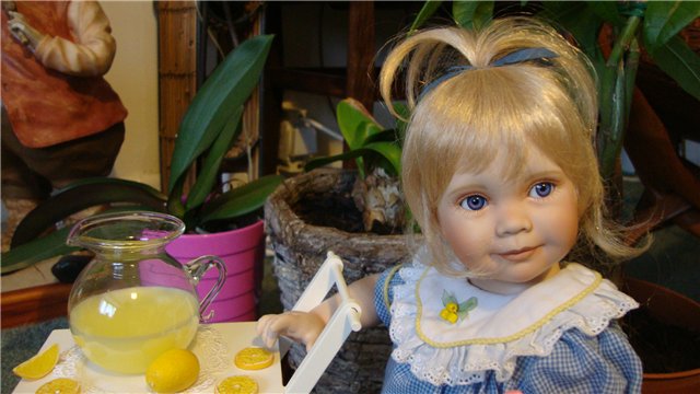 Еще одна маленькая очаровашечка, кукла из фарфора от Анны Тиммерман