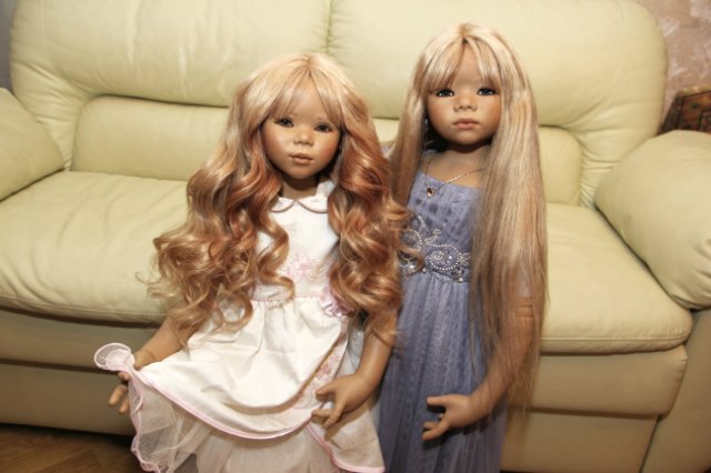 Мои долгожданные девочки Монья и Ла Мей, Annette Himstedt