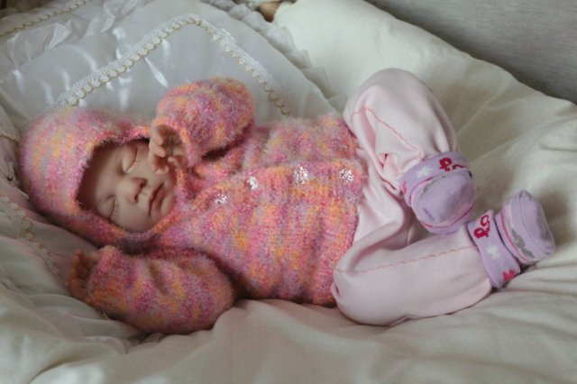 Весенний цветочек... Куколка реборн Виктории Вишни