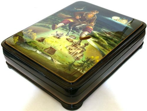 Усмотри тропинку в сказку или Здесь русский дух, здесь Русью пахнет. Федоскинская лаковая миниатюра