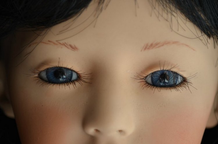 Образ "леди Равен" в куклах. Фарфоровая кукла - японочка RAVEN от Donna RuBert