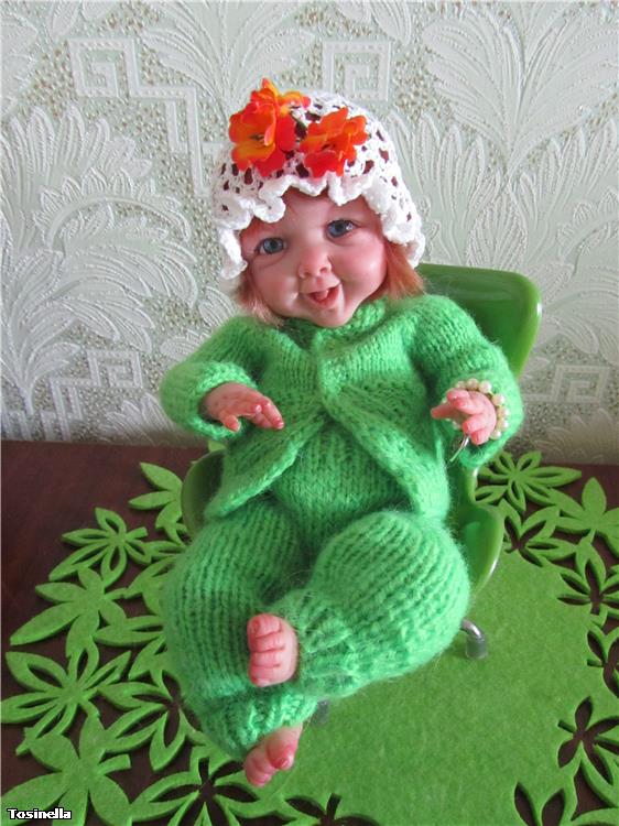 Малышка Зося. Авторская кукла Ирины Кондрашовой (фото 5)